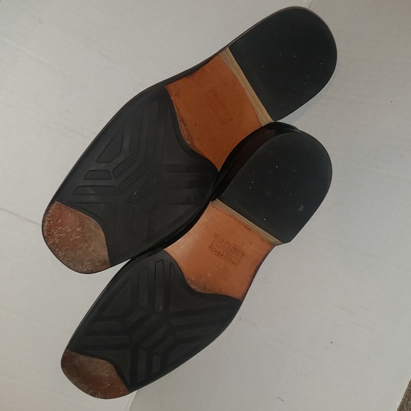 JOHNSTON & MURPHY BLACK SLIP-ON LOAFERS SHOES 9.5 main image 4